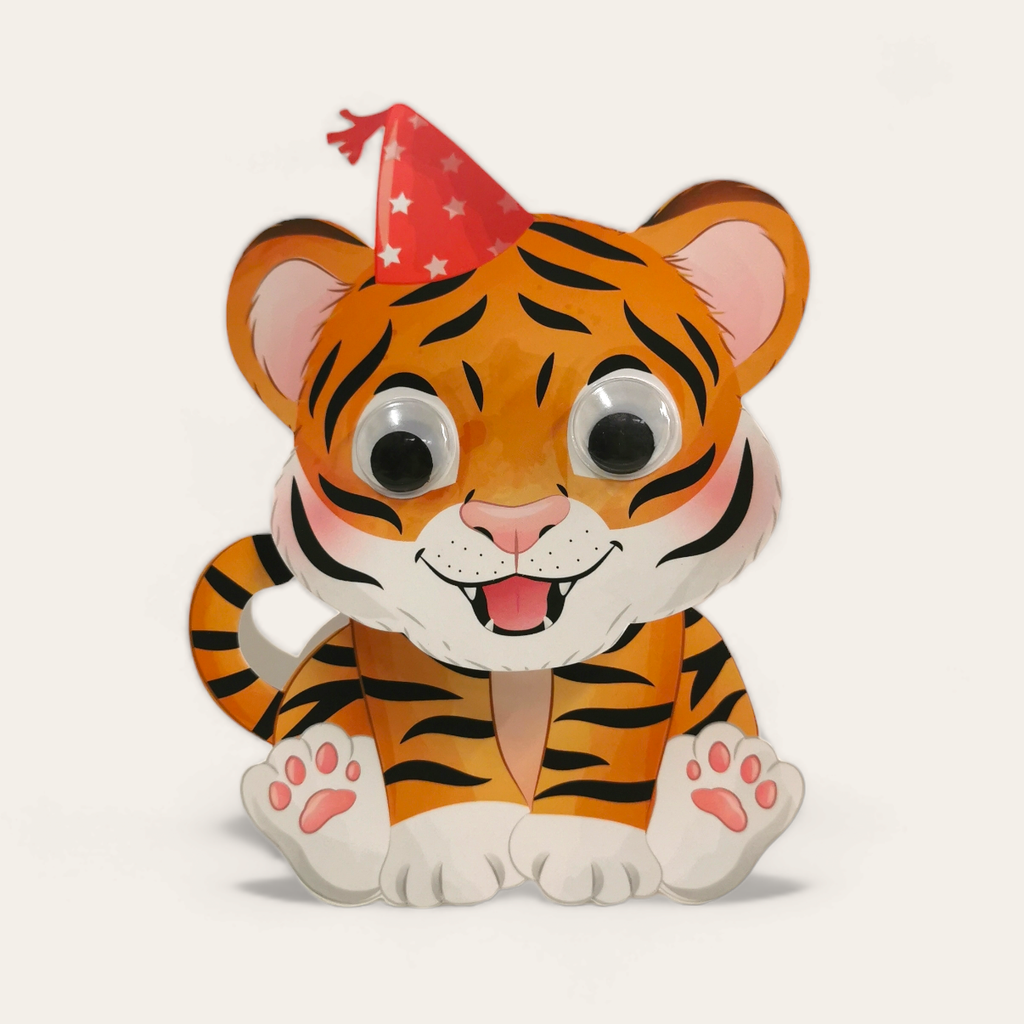 Carte d'anniversaire "Tigre"